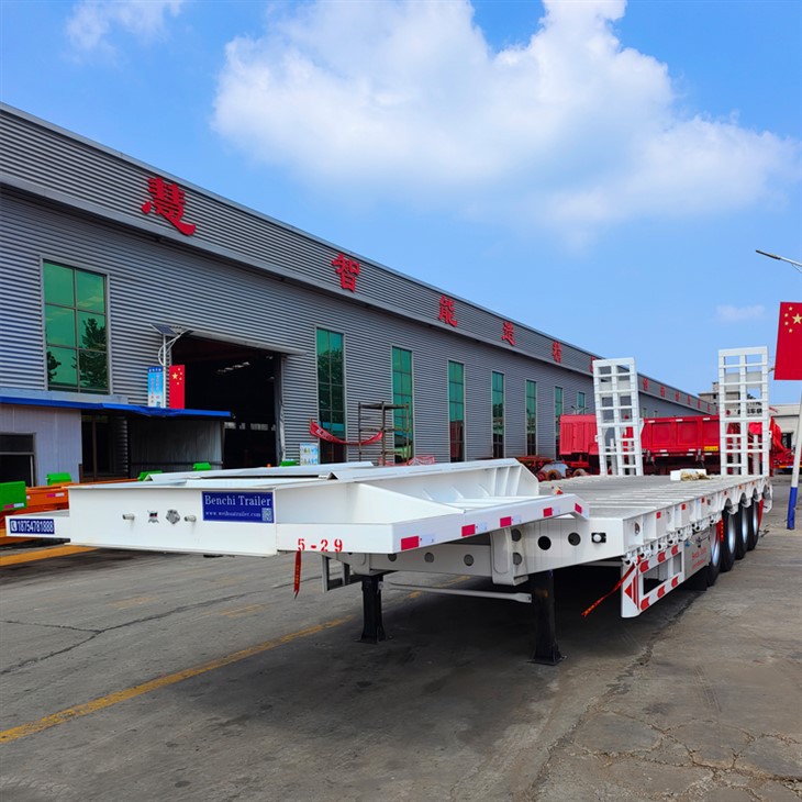 4 Axle Low Bed Trailer factory