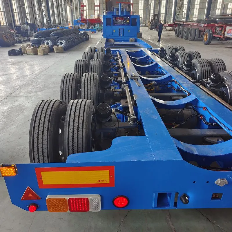 Low bed semi trailer